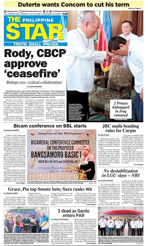 philstar newspaper|Opinion .
